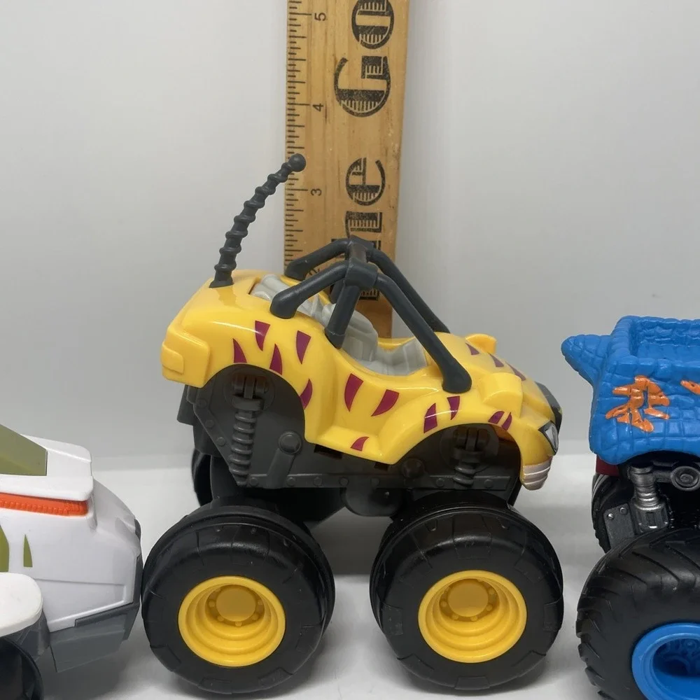 Lot Of 3 Toys Slam And Go Push Truck Toy Car Used